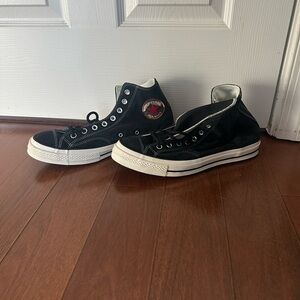 Converse Black and White High-Top Sneakers